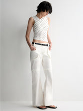 Two-Piece Polka-Dot Printed Sleeveless Vest - CHINASQUAD