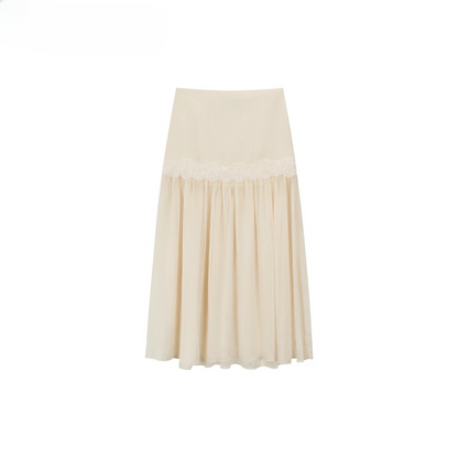 Ethereal Layered Ruffle Camisole &amp; Midi Skirt Set