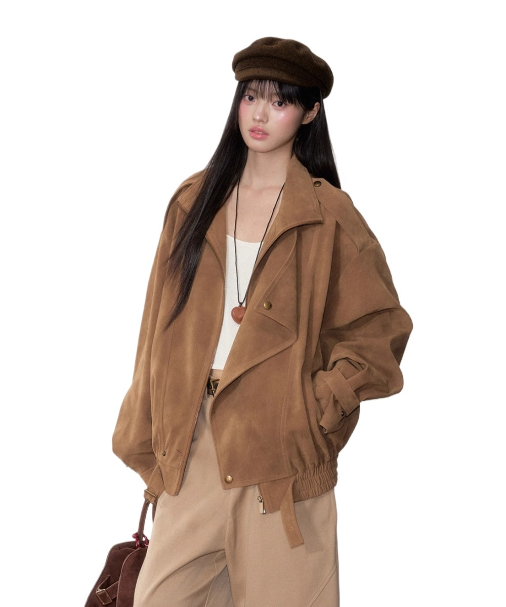 Vintage Washed Moto Jacket