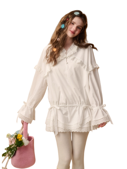 Soft Cloud Organic Cotton Embroidered Dress