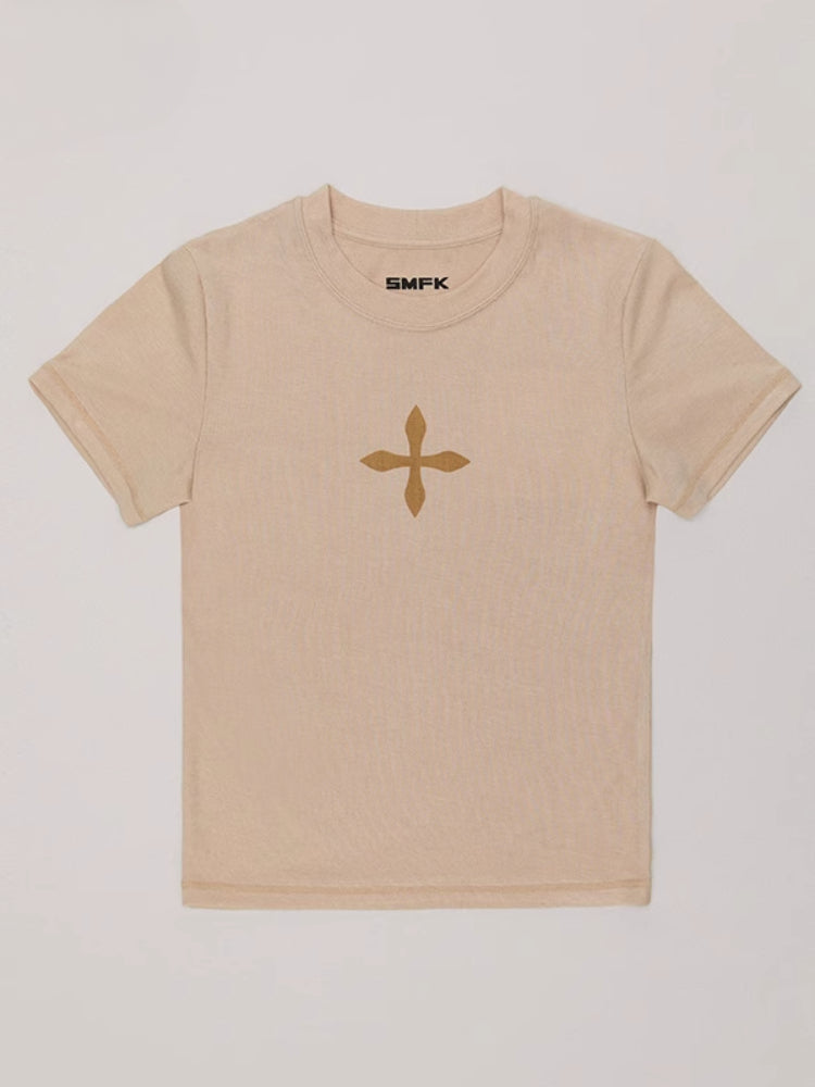 Compass Original Badge Tee Sand