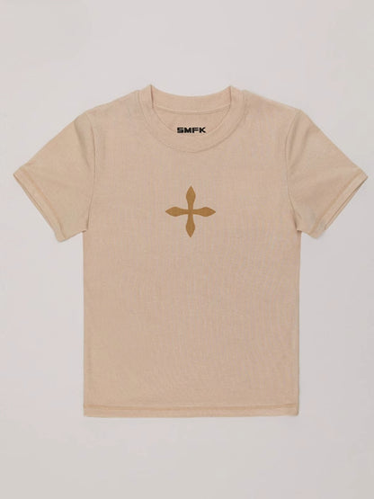 Compass Original Badge Tee Sand