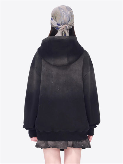 Washed Vintage Pullover Hoodie