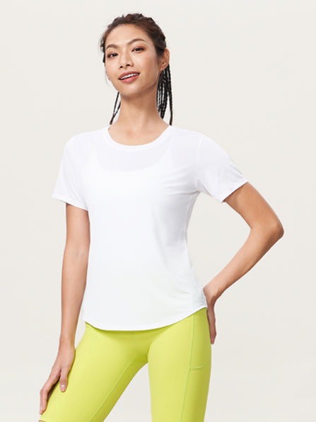 Quick-dry Round-neck Fitness T-shirt