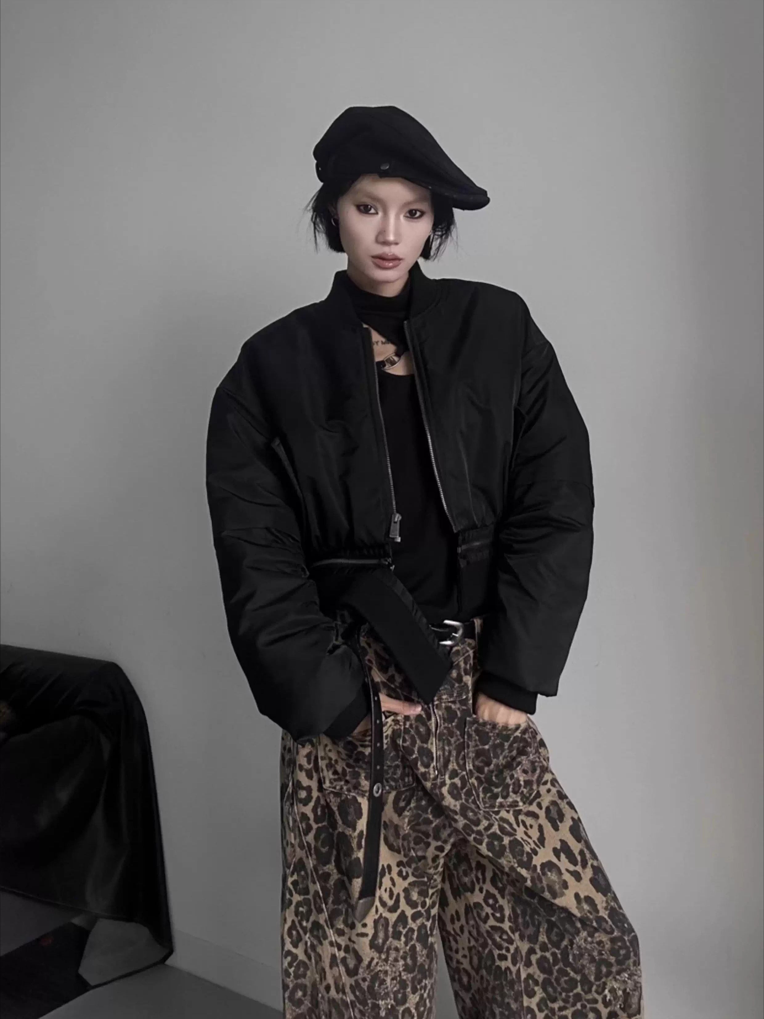 Logo Eyelet Genuine Leather Belt