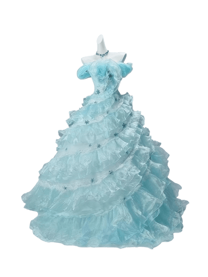 Ethereal “Spirit Princess” Cascading Tulle Couture Gown