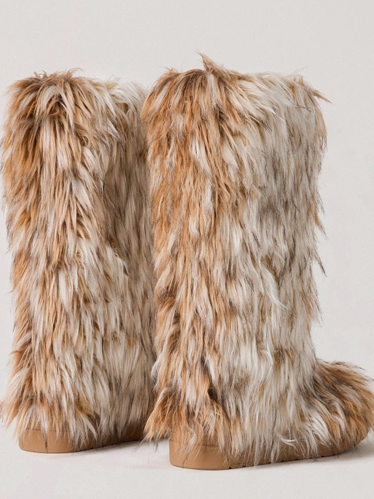 Desert Cross Shearling Hunter Boots