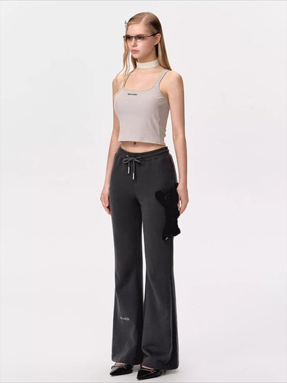 Essential Flared Casual Trousers