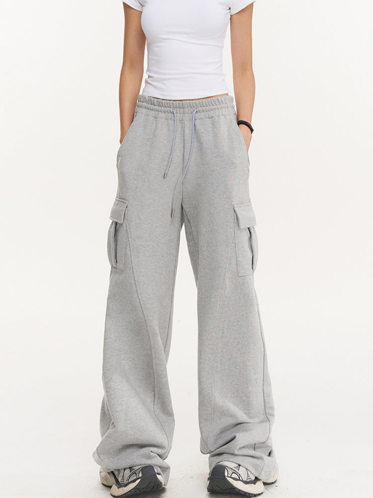 Glacier Gray Jogger Drawstring Pants