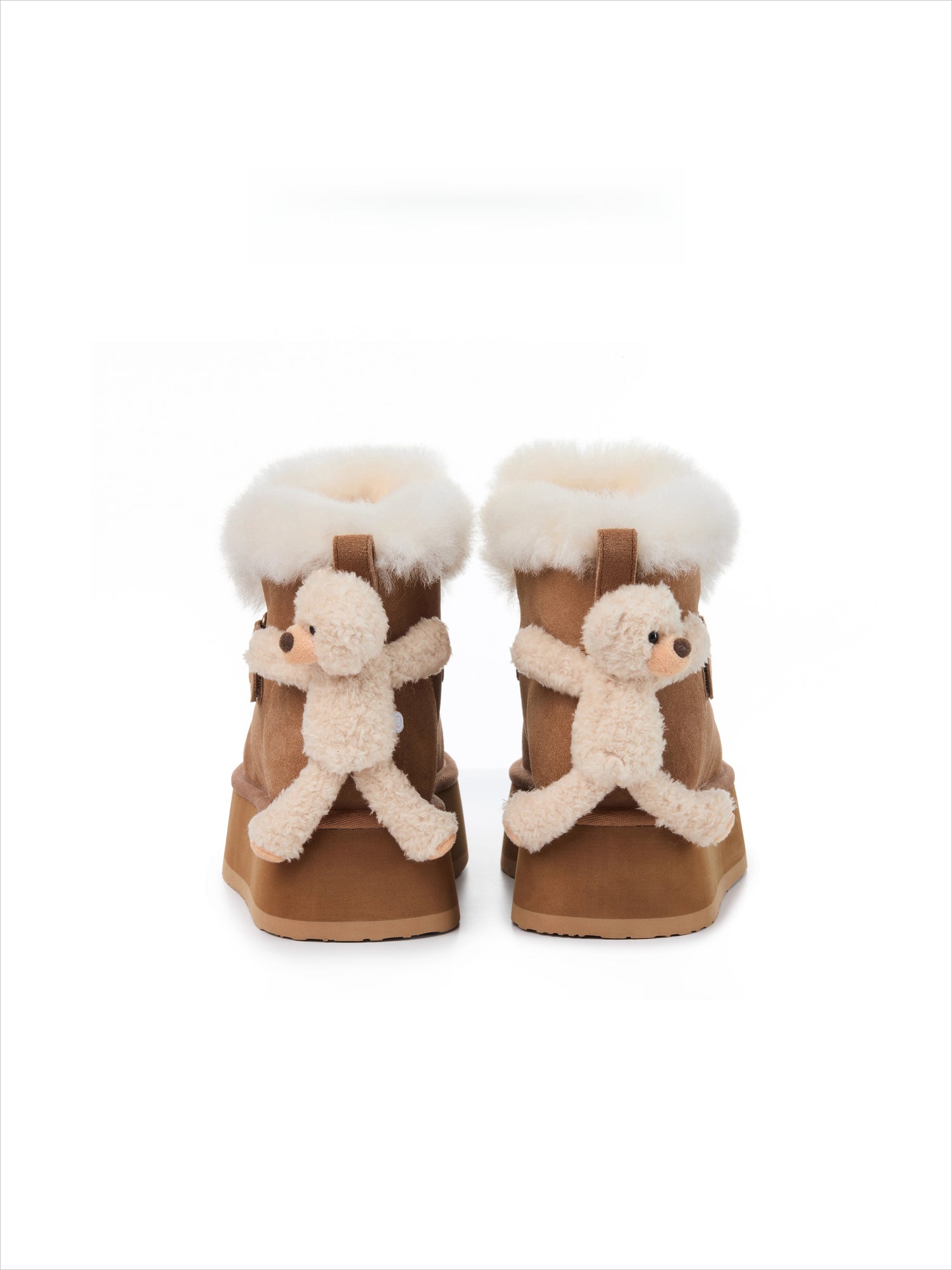 Plush Lined Short Ankle Snow Boots