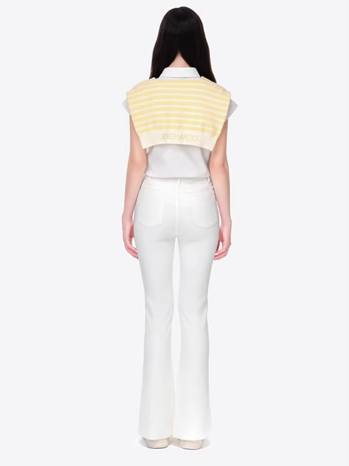 Slim Flare Golf Trousers