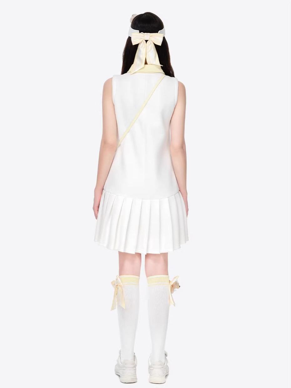 Polo Collar Golf Mini Dress