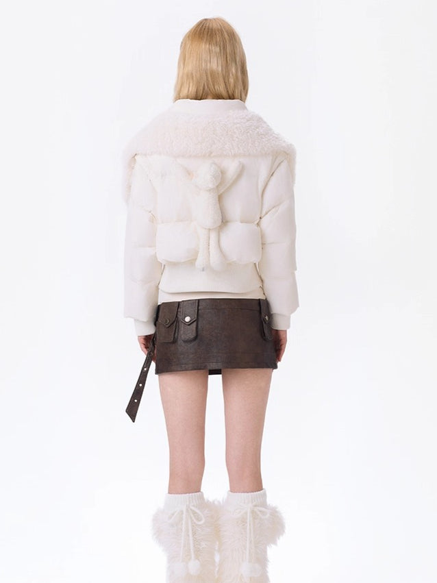 Detachable Short Puffer Jacket