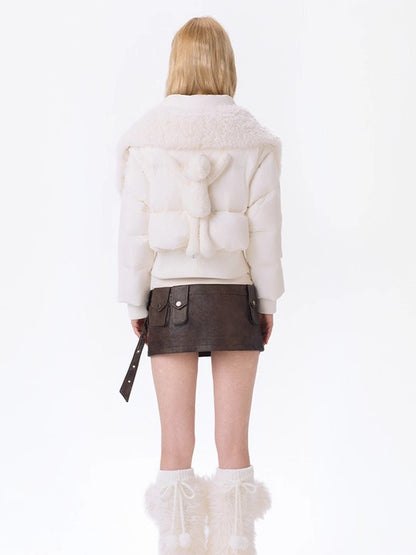 Detachable Short Puffer Jacket