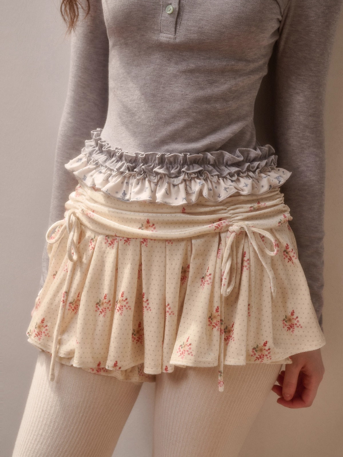 Little Velvet Bunny Printed Fitted T-Shirt