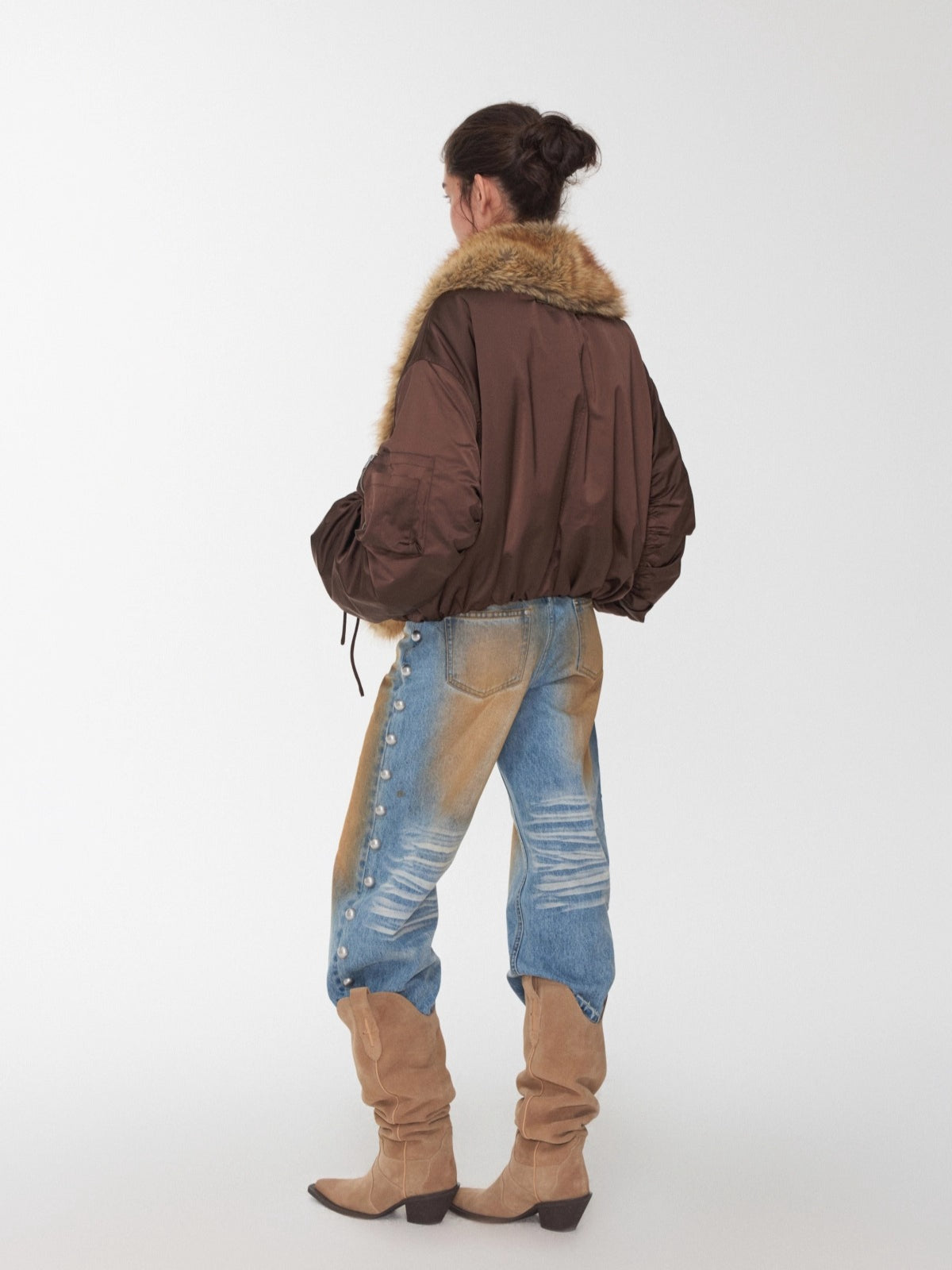 Aviator Faux Fur Jacket