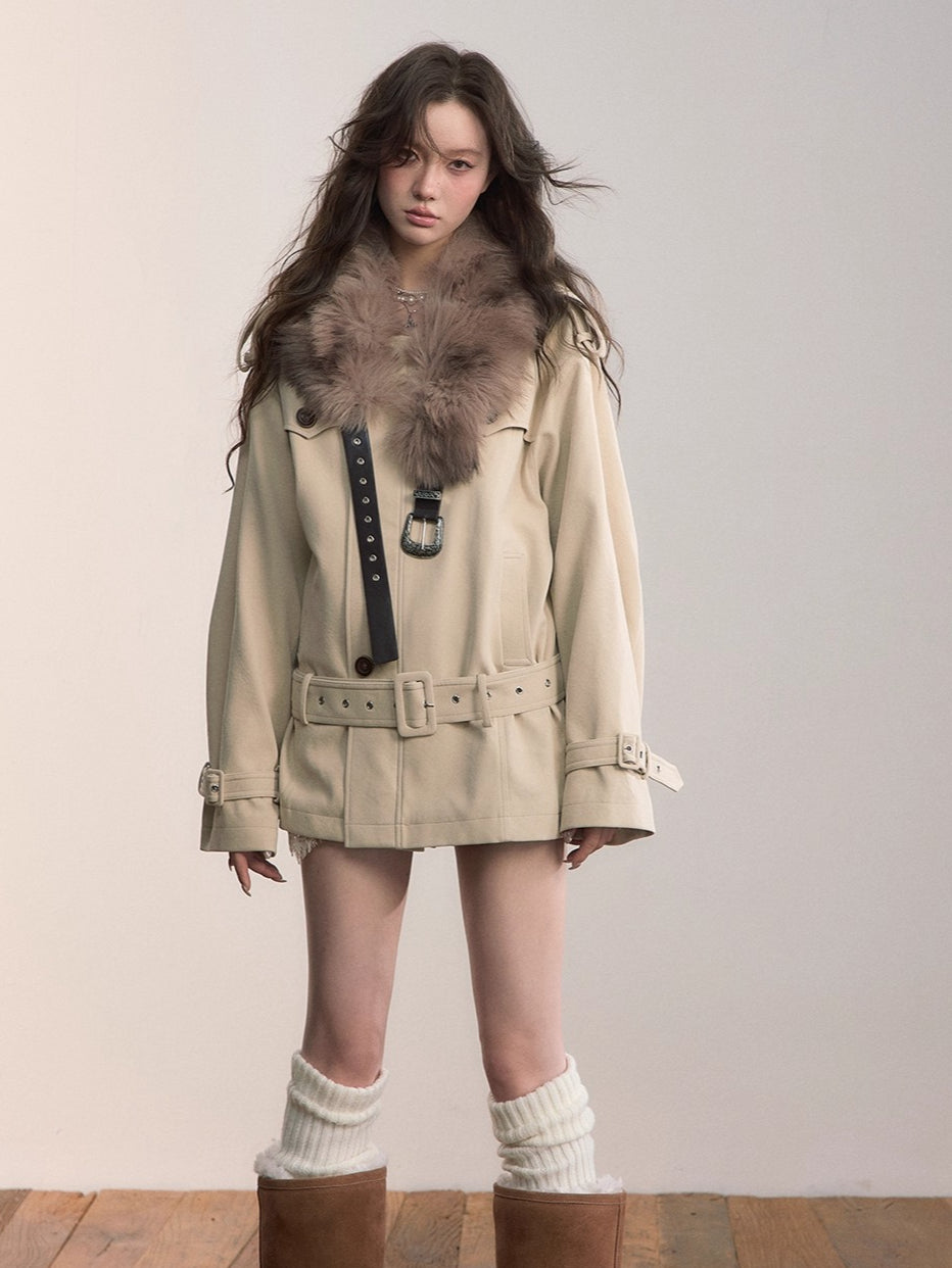 Faux Fur Multi-Way Belt