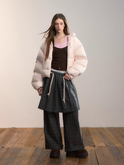 Pastel Cloud Puffer Down Jacket