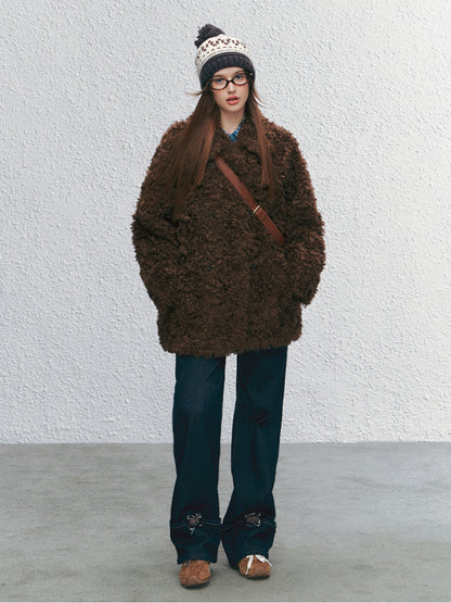 Eco-friendly Fur Lined Fur Coat