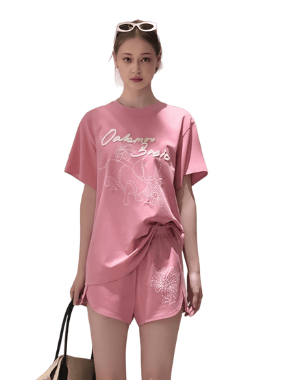 Long-Staple Cotton Relaxed Lounge Set