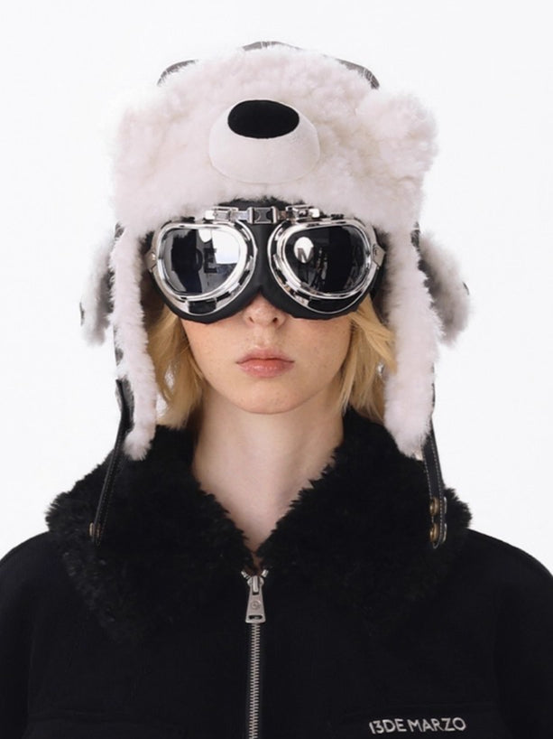 Vintage Aviator Earflap Winter Hat