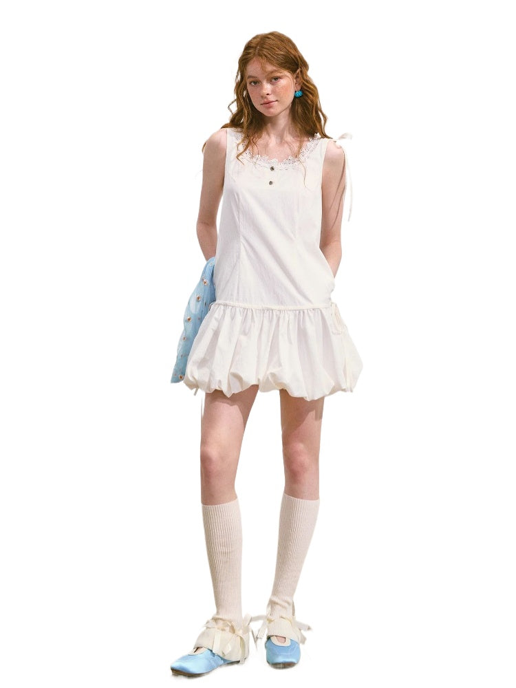 Lace Spaghetti Strap Dress