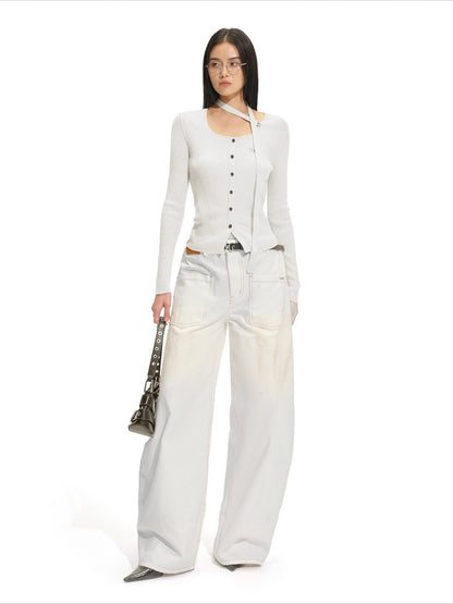 Miami Ribbed Knit Cardigan