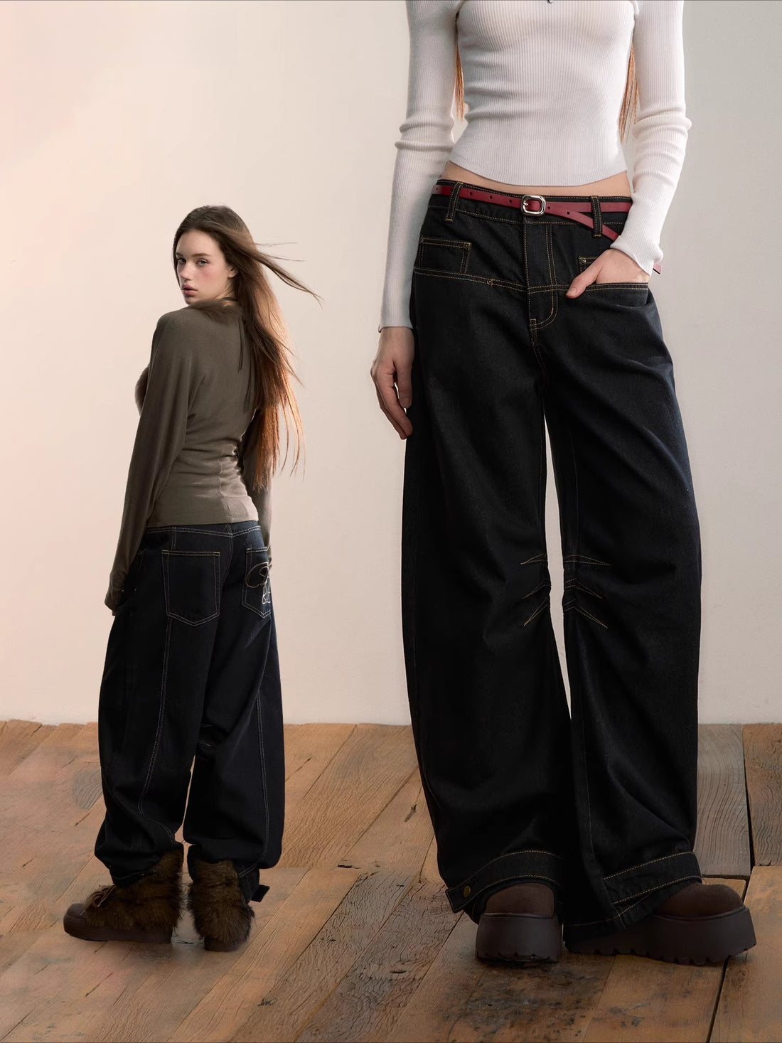 Original Vintage Straight-Leg Denim Pants