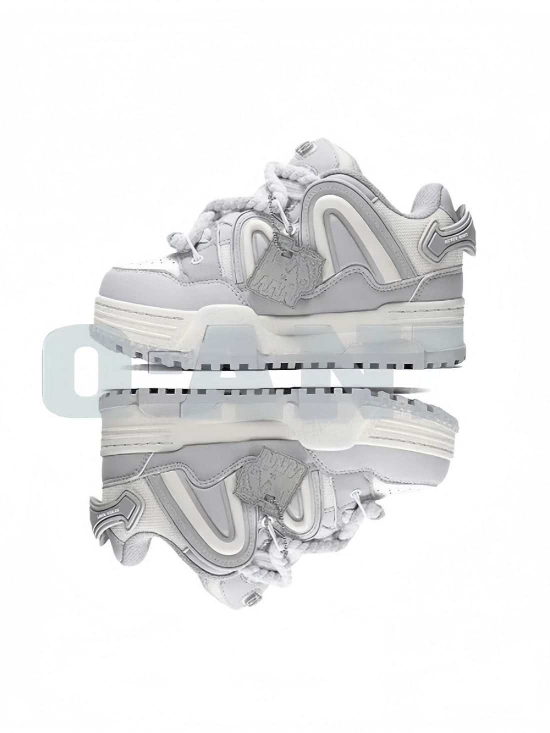 Sky Grey Chunky Casual Sneakers