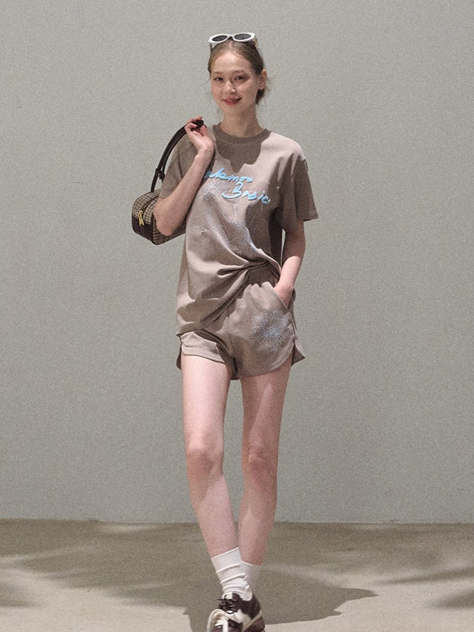 Long-Staple Cotton Relaxed Lounge Set