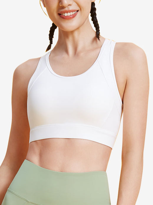 Removable Padded Cups Integrated Sports Bra