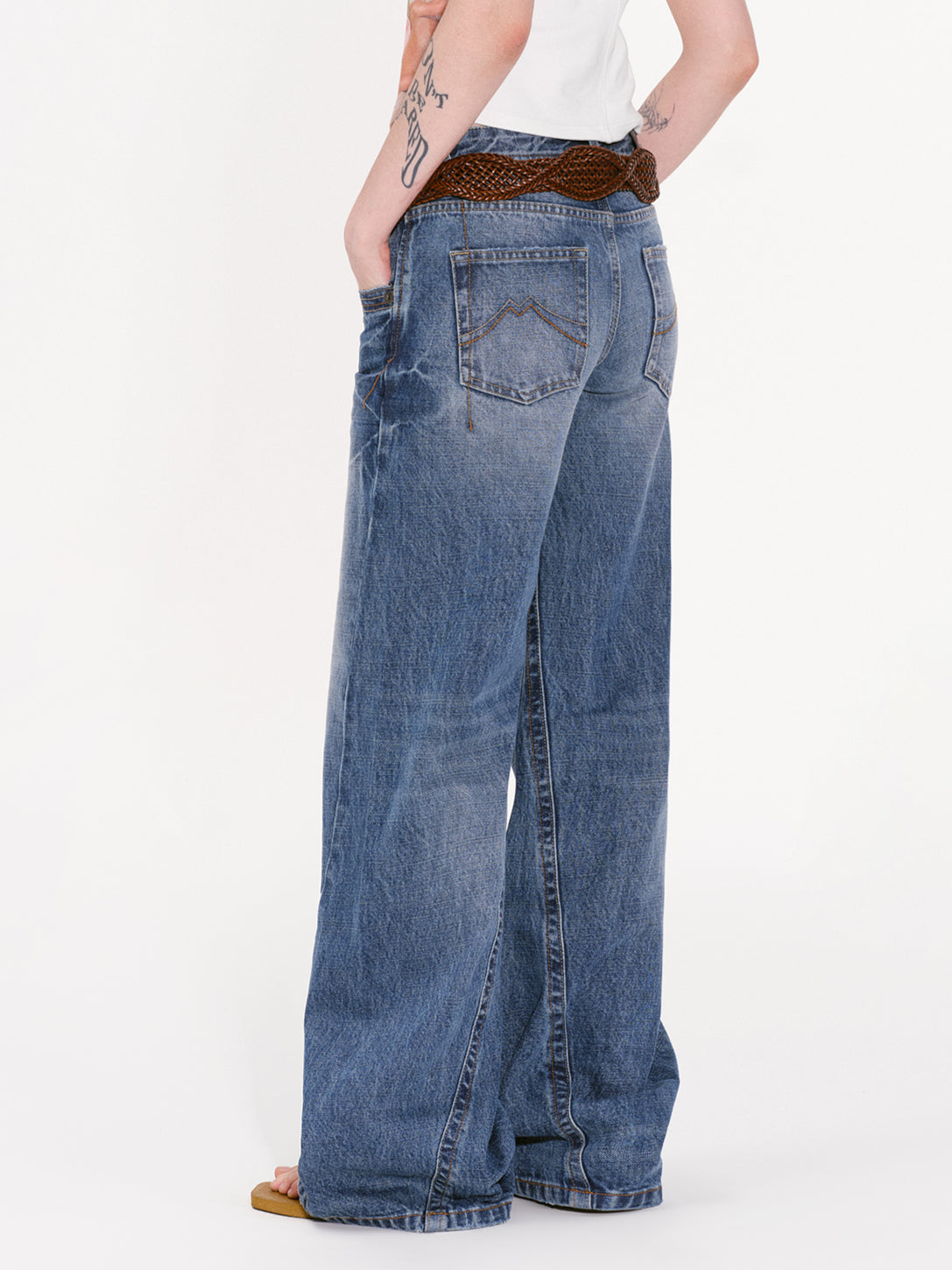 Retro Wash Blue Jeans