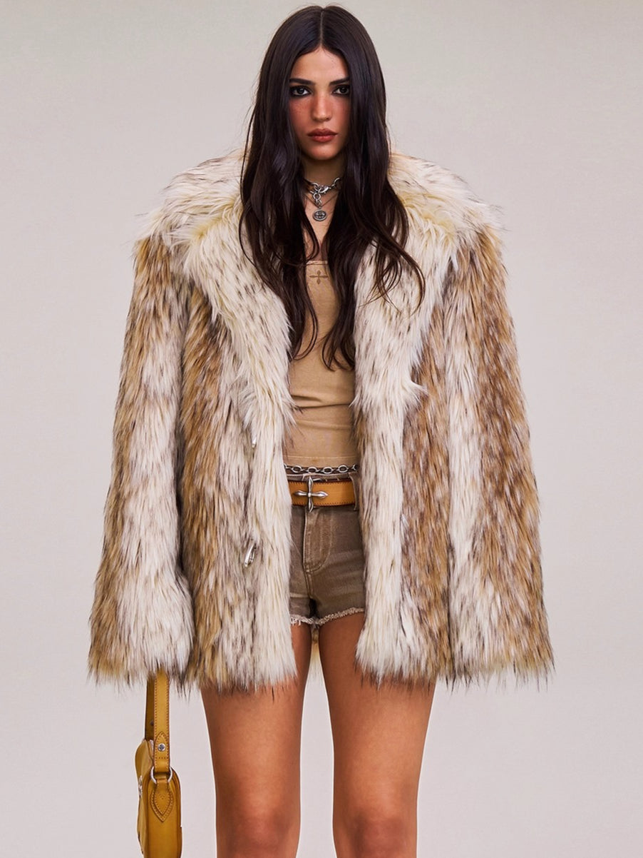 Cross Relic Wilderness Hunter Faux Fur Jacket