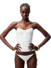Jacquard Fishbone Strapless Sexy Swimsuit - CHINASQUAD