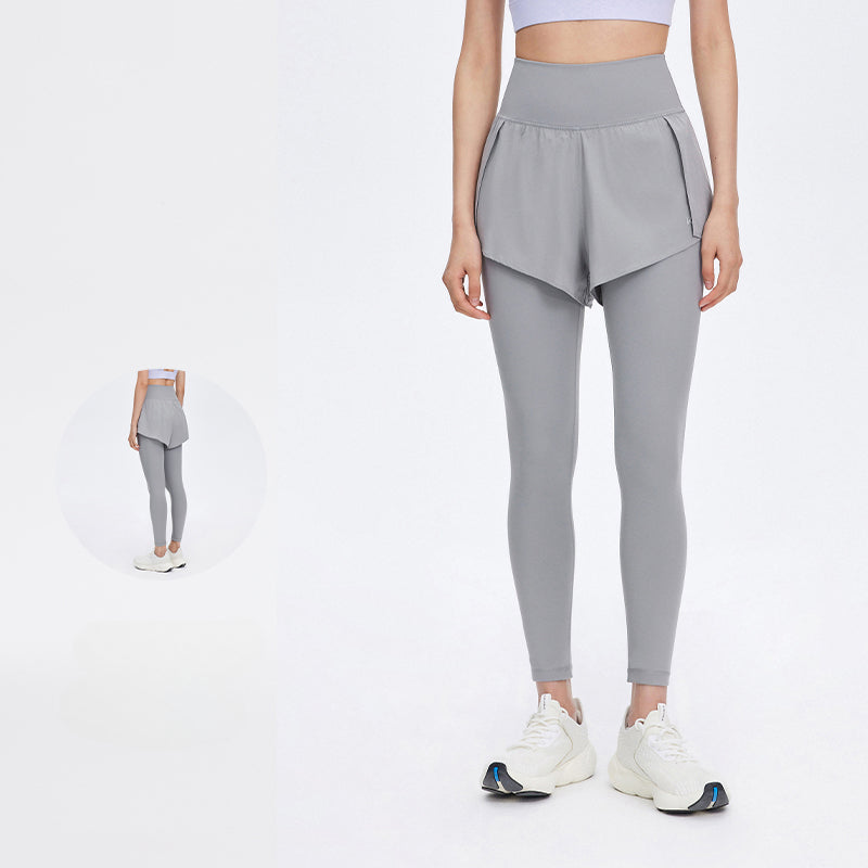 Quick-Dry Two-Piece Design Yoga Pants