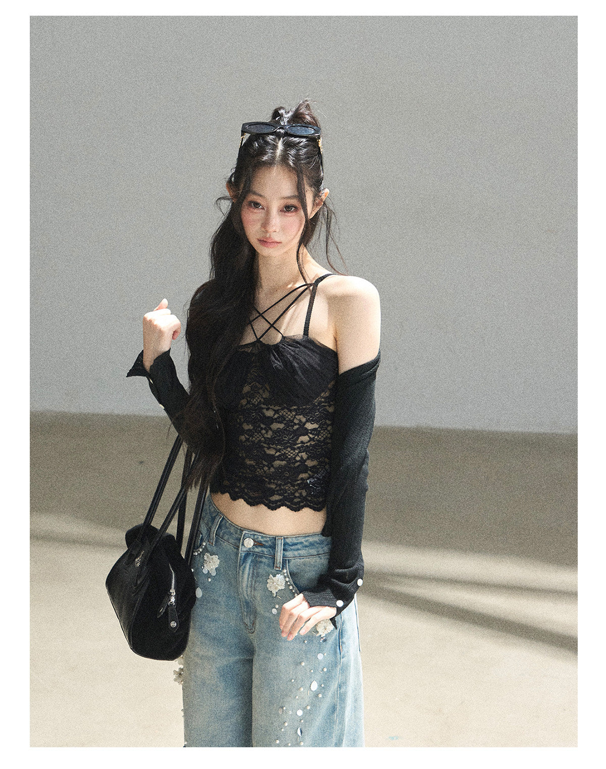 The Coquette Lace Sheer Cami