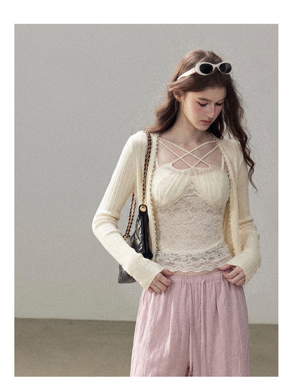 The Coquette Lace Sheer Cami