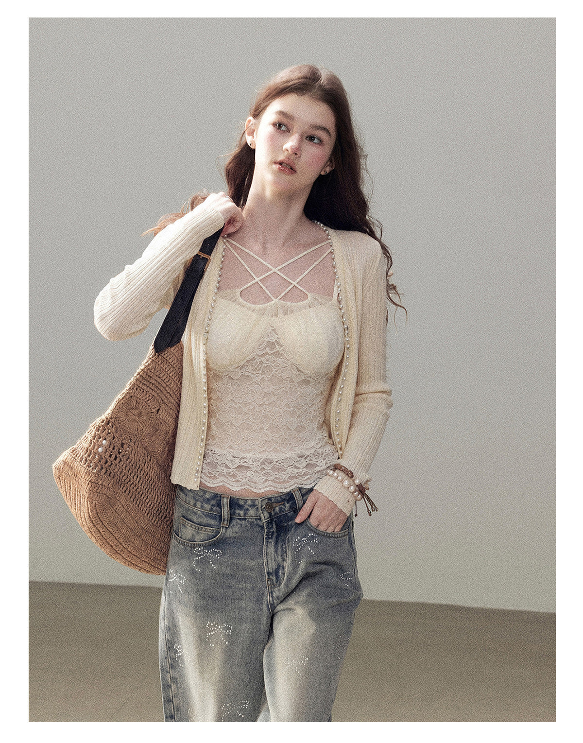 The Coquette Lace Sheer Cami