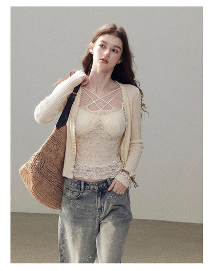 The Coquette Lace Sheer Cami