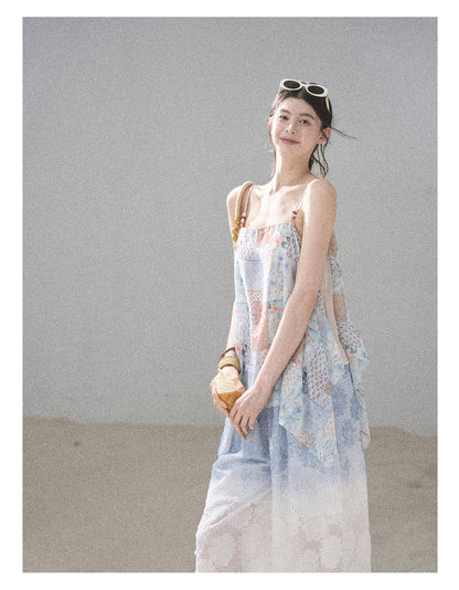 Sun-Kissed Flowy Chiffon Vacation Blouse