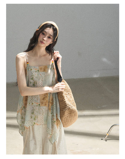 Sun-Kissed Flowy Chiffon Vacation Blouse