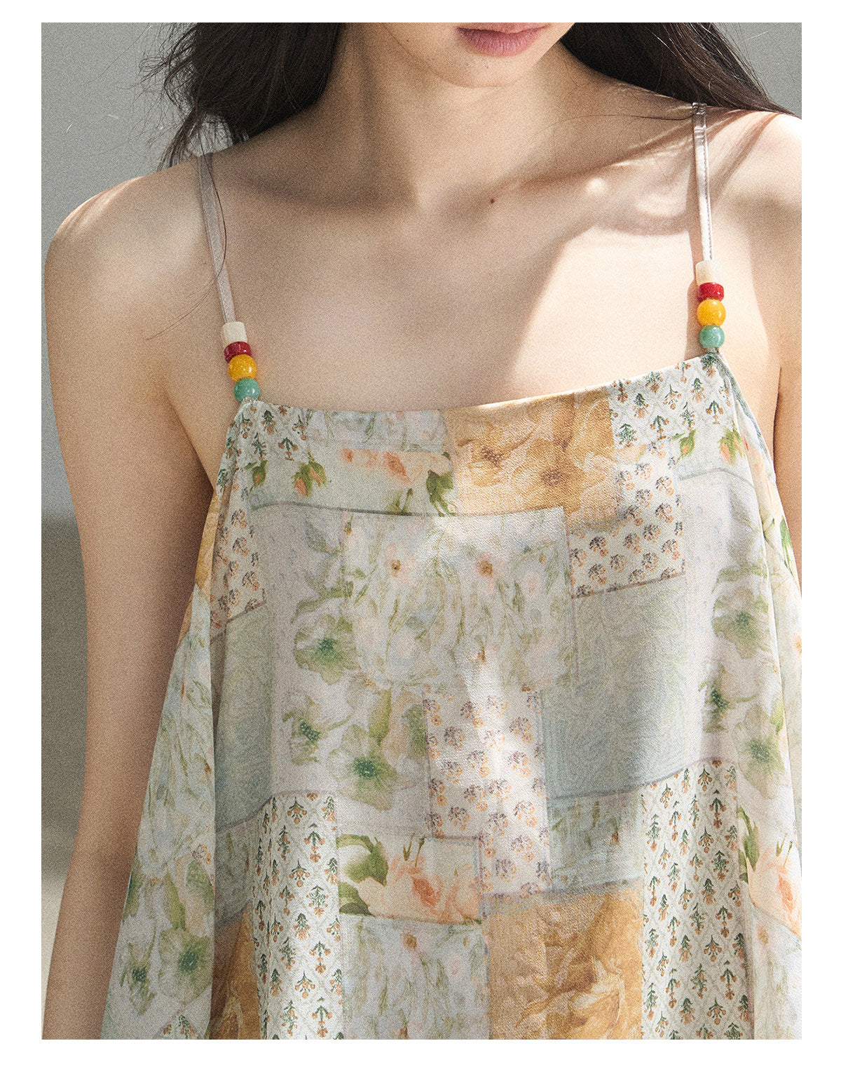 Sun-Kissed Flowy Chiffon Vacation Blouse