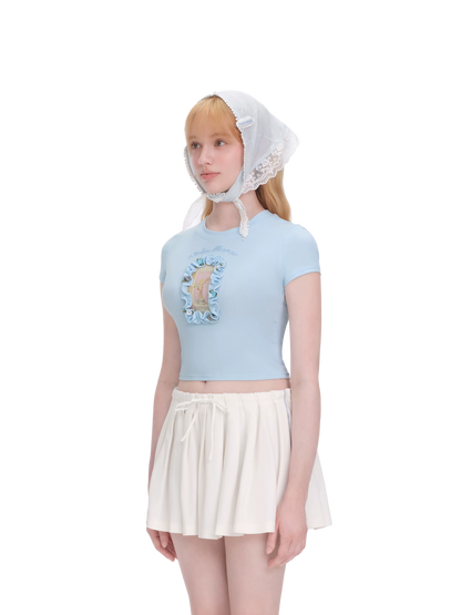 Spring Summer 2026 Bouquet Illustration Slim T-shirt