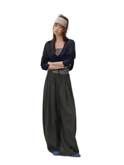 Drawstring Bubble Pants