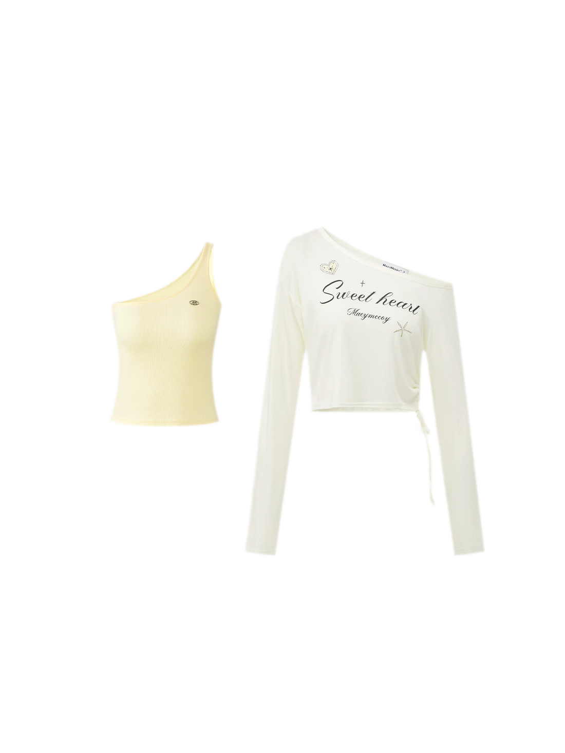 Layered One-Shoulder Top