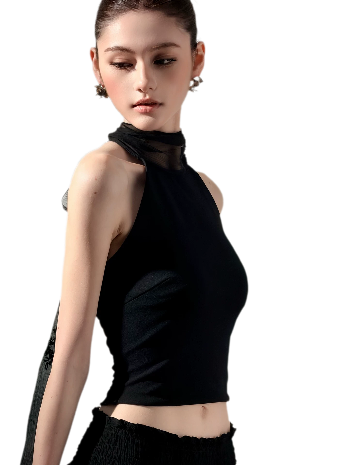 Halter Neck Bow Top