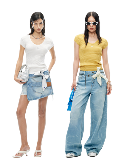 Bailey U-Neck  Knit Tee