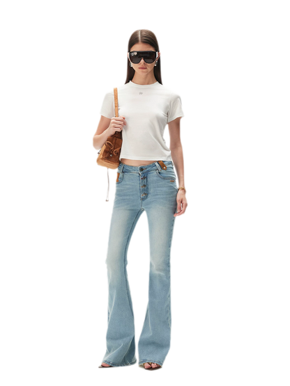 Cotton Fitted Short Tee