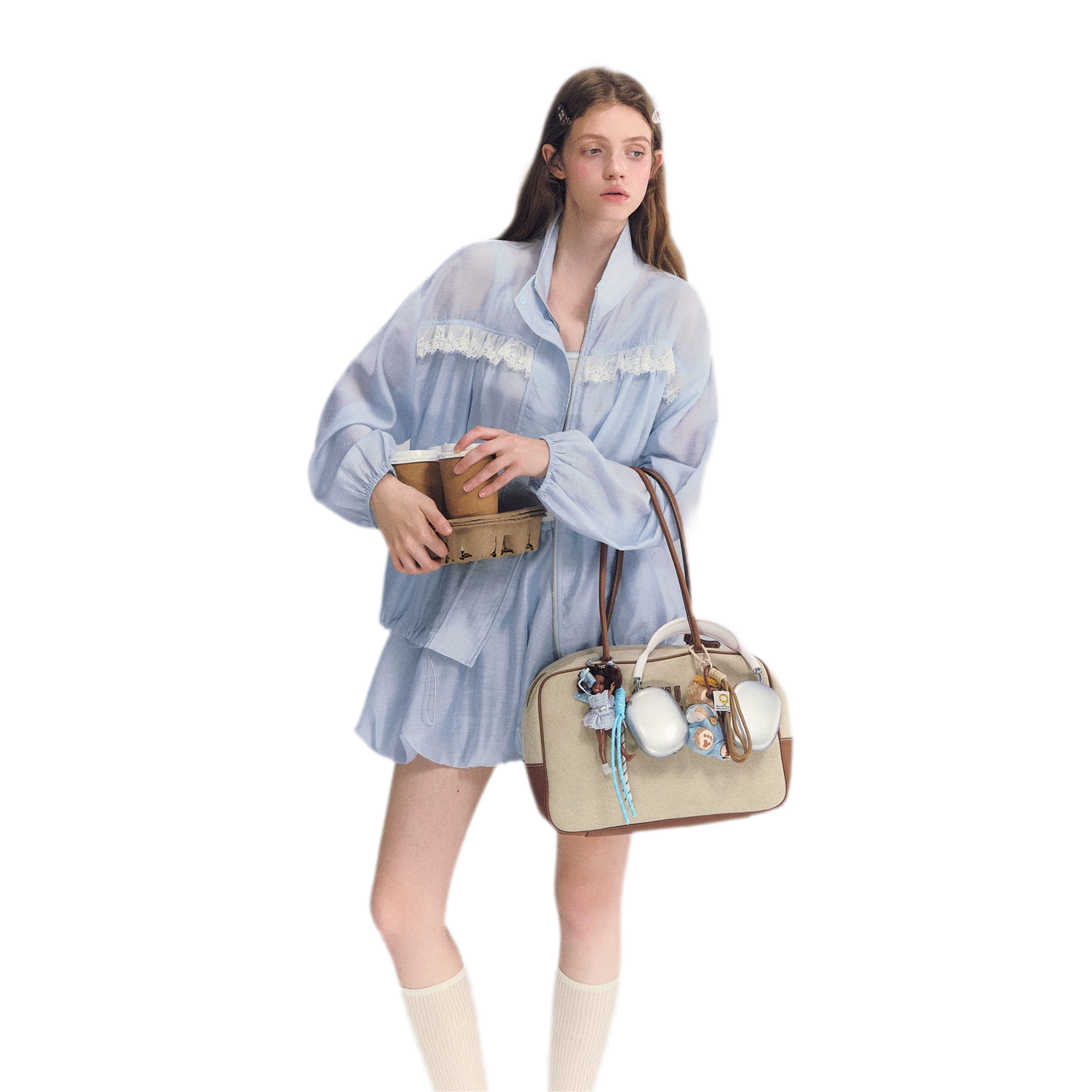 Lyocell Lace Sun Jacket Set