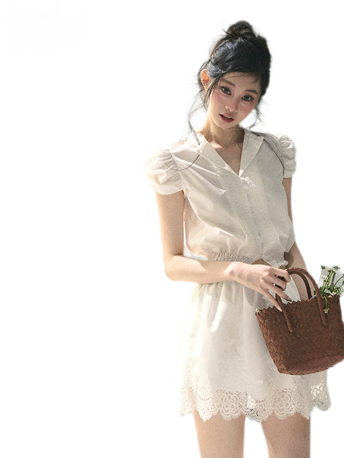 Lace Two-Way Set